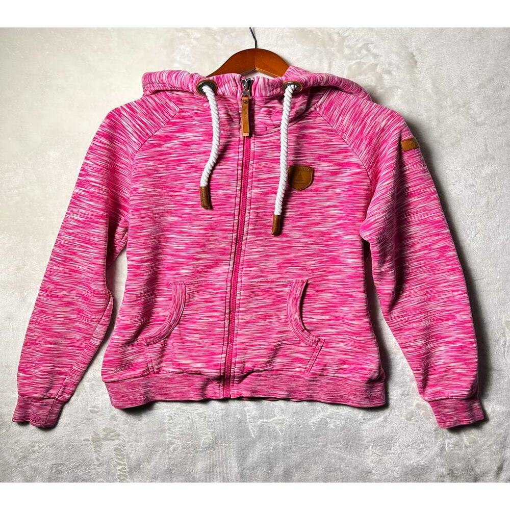 Wanakome Hera Cosmo Pink Heather Full Zip Hoodie Womens L Thicc Canada Adventure